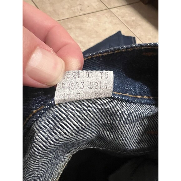 Vintage Levis Jeans Men 32x32 Fits 30W 505 Orange Tab Denim USA Made NOS 80s - Picture 9 of 12